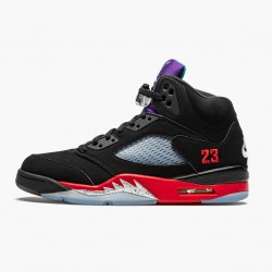 Nike Air Jordan 5 Retro "Top 3" Herre Sort/Fire Rød-Grape Ice-New E CZ1786 001 