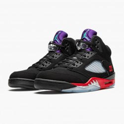 Nike Air Jordan 5 Retro "Top 3" Herre Sort/Fire Rød-Grape Ice-New E CZ1786 001 