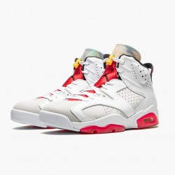 Nike Air Jordan 6 Retro "Hare" CT8529 062 Neutral Grå/Hvid-True Rød-Bl Dame/Herre 