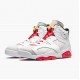 Nike Air Jordan 6 Retro Hare CT8529 062 Neutral Grå/Hvid-True Rød-Bl Dame/Herre