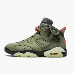 Travis Scott x Nike Air Jordan 6 Retro "Olive" Dame/Herre CN1084 200 Medium Oliven/Sort-Sail/Univer Sort