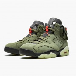 Travis Scott x Nike Air Jordan 6 Retro "Olive" Dame/Herre CN1084 200 Medium Oliven/Sort-Sail/Univer Sort