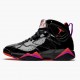 Nike Air Jordan 7 Retro Black Patent Dame/Herre Sort/Anthracite-Smoke Grå-Br 313358 006