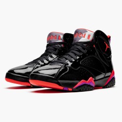 Nike Air Jordan 7 Retro "Black Patent" Dame/Herre Sort/Anthracite-Smoke Grå-Br 313358 006 